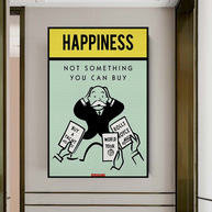 Monopoly Canvas Wall Art: Not Something You Can Buy-MinimalisticDecor.com
