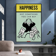 Monopoly Canvas Wall Art: Not Something You Can Buy-MinimalisticDecor.com