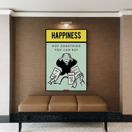 Monopoly Canvas Wall Art: Not Something You Can Buy-MinimalisticDecor.com