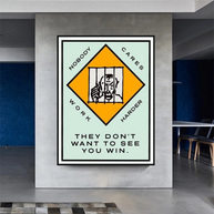 Monopoly They dont want to let you win Card Canvas Wall Art-MinimalisticDecor.com