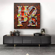 Motivational Graffiti Art Print on Canvas - Street Art Home Decor-MinimalisticDecor.com