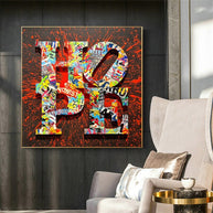 Motivational Graffiti Art Print on Canvas - Street Art Home Decor-MinimalisticDecor.com