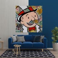 Mr Monopoly Canvas Wall Art - Premium Home Decor-MinimalisticDecor.com