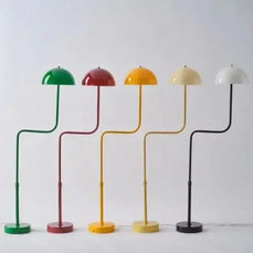 Mung Bean Sprouts Floor-Standing Lamp – Polished Chrome Finish-MinimalisticDecor.com