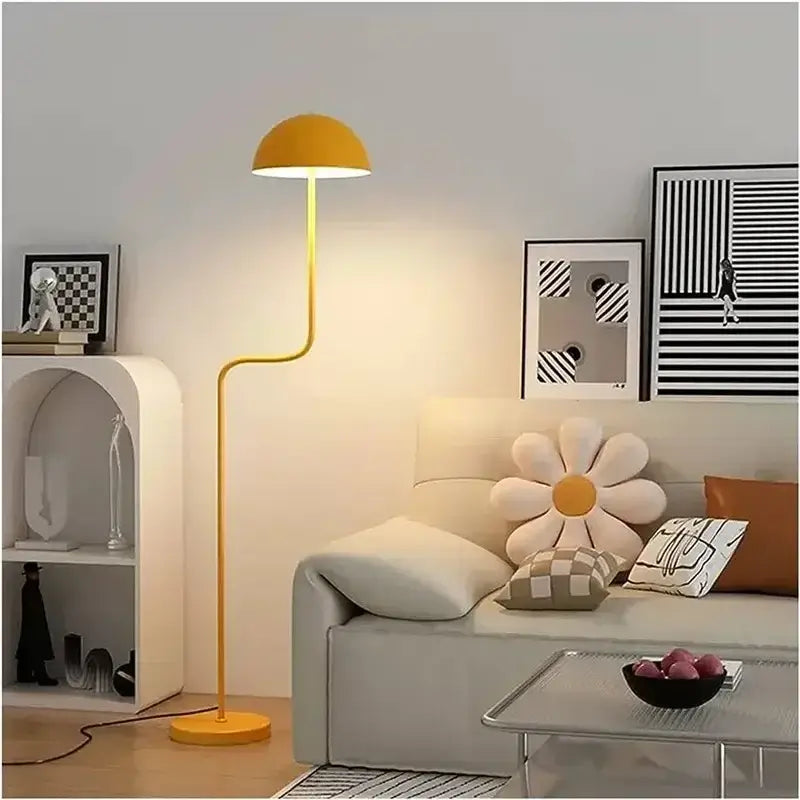 Mung Bean Sprouts Floor-Standing Lamp – Polished Chrome Finish-MinimalisticDecor.com