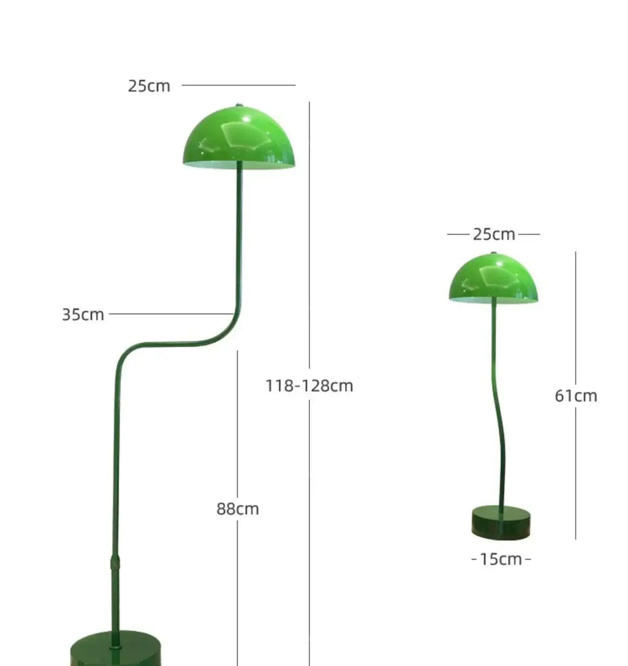 Mung Bean Sprouts Floor-Standing Lamp – Polished Chrome Finish-MinimalisticDecor.com