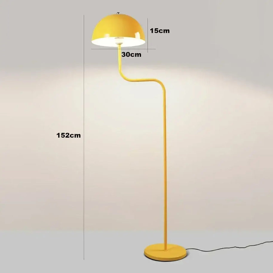 Mung Bean Sprouts Floor-Standing Lamp – Polished Chrome Finish-MinimalisticDecor.com