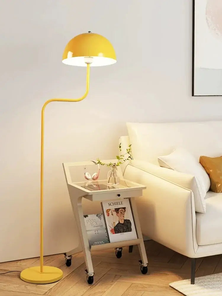 Mung Bean Sprouts Floor-Standing Lamp – Polished Chrome Finish-MinimalisticDecor.com