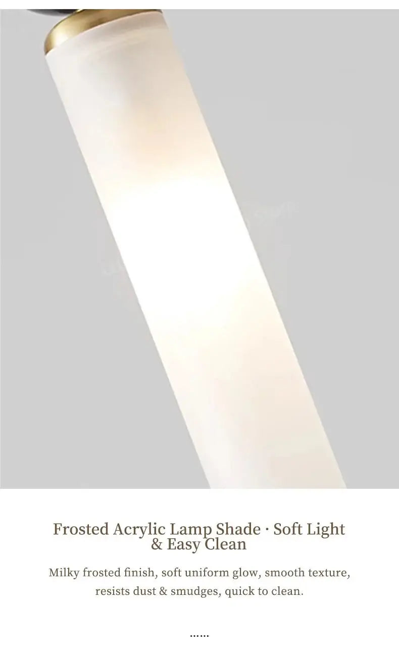 Natural Marble Pendant Chandelier – Modern Staircase Lighting-MinimalisticDecor.com