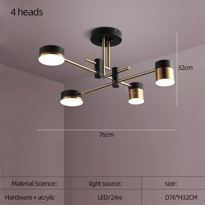 Nest Balance Chandelier – Modern LED Pendant Light Fixture-MinimalisticDecor.com