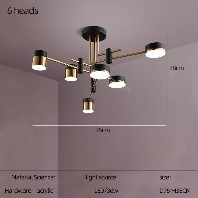 Nest Balance Chandelier – Modern LED Pendant Light Fixture-MinimalisticDecor.com