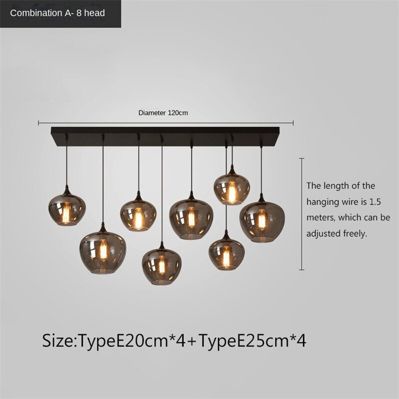 Nordic Glass LED Pendant Lights: Stylish Illumination-MinimalisticDecor.com