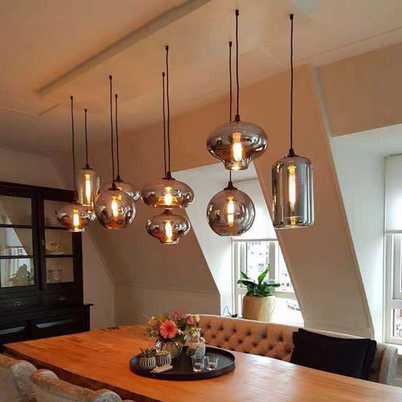 Nordic Glass LED Pendant Lights: Stylish Illumination-MinimalisticDecor.com
