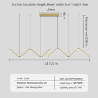 Nordic Pendant Light Art Line LED Hanging Lamp-MinimalisticDecor.com
