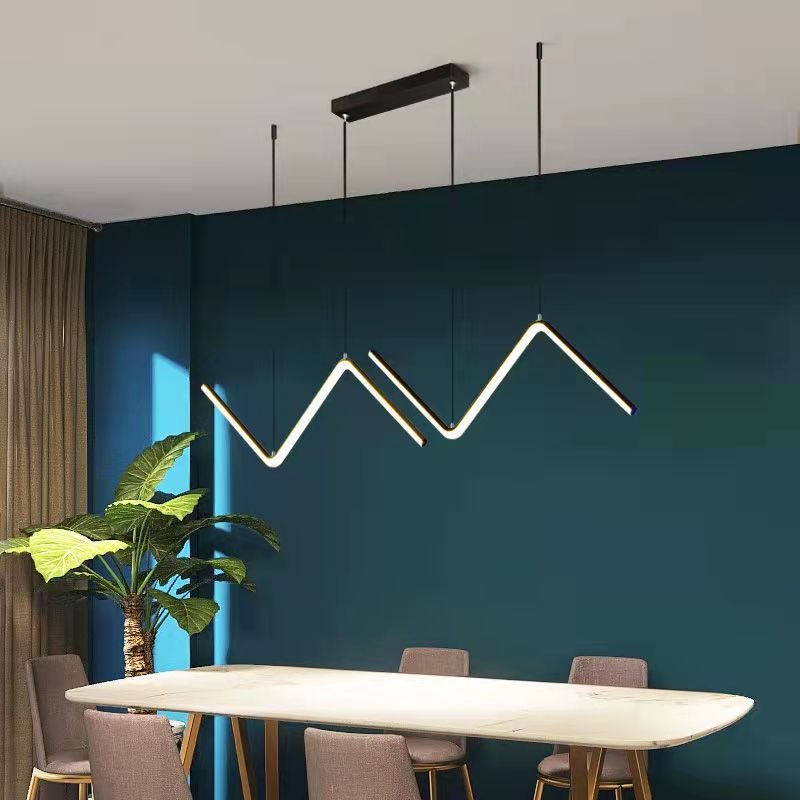 Nordic Pendant Light Art Line LED Hanging Lamp-MinimalisticDecor.com
