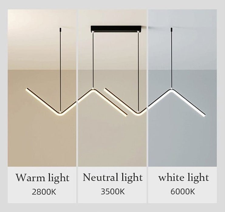 Nordic Pendant Light Art Line LED Hanging Lamp-MinimalisticDecor.com