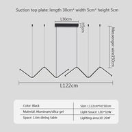 Nordic Pendant Light Art Line LED Hanging Lamp-MinimalisticDecor.com