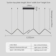 Nordic Pendant Light Art Line LED Hanging Lamp-MinimalisticDecor.com