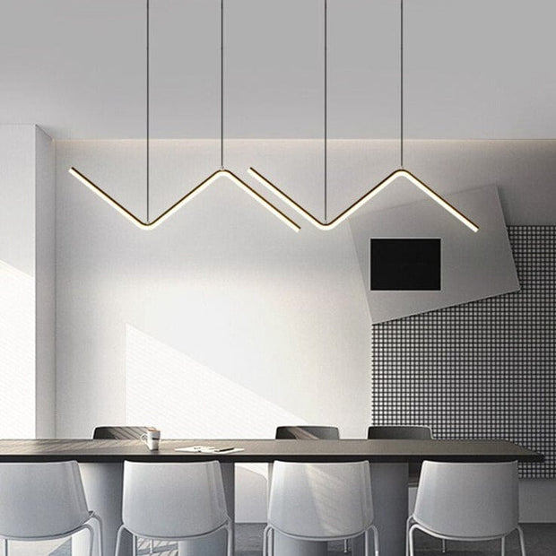 Nordic Pendant Light Art Line LED Hanging Lamp-MinimalisticDecor.com