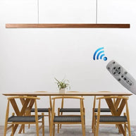 Oak Wood Ceiling Bar Wooden LED Pendant Light-MinimalisticDecor.com