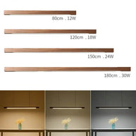 Oak Wood Ceiling Bar Wooden LED Pendant Light-MinimalisticDecor.com