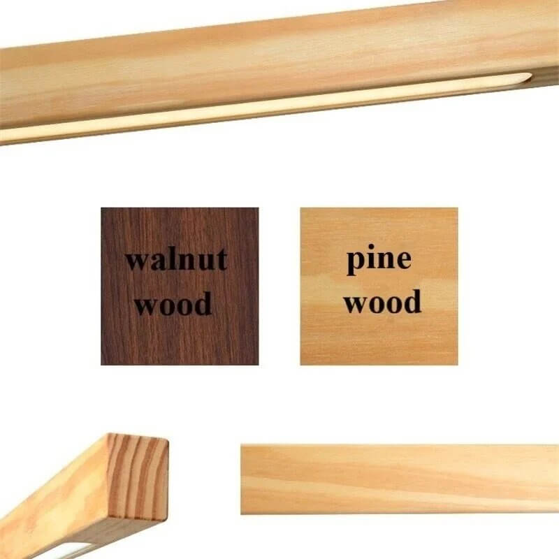 Oak Wood Ceiling Bar Wooden LED Pendant Light-MinimalisticDecor.com