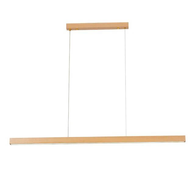 Oak Wood Ceiling Bar Wooden LED Pendant Light-MinimalisticDecor.com