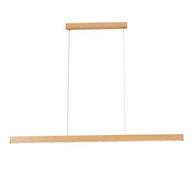 Oak Wood Ceiling Bar Wooden LED Pendant Light-MinimalisticDecor.com