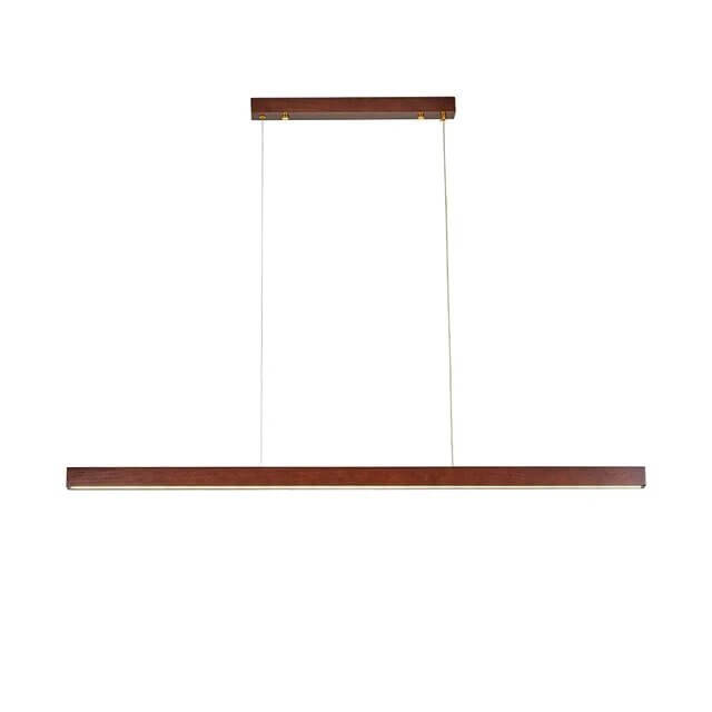 Oak Wood Ceiling Bar Wooden LED Pendant Light-MinimalisticDecor.com