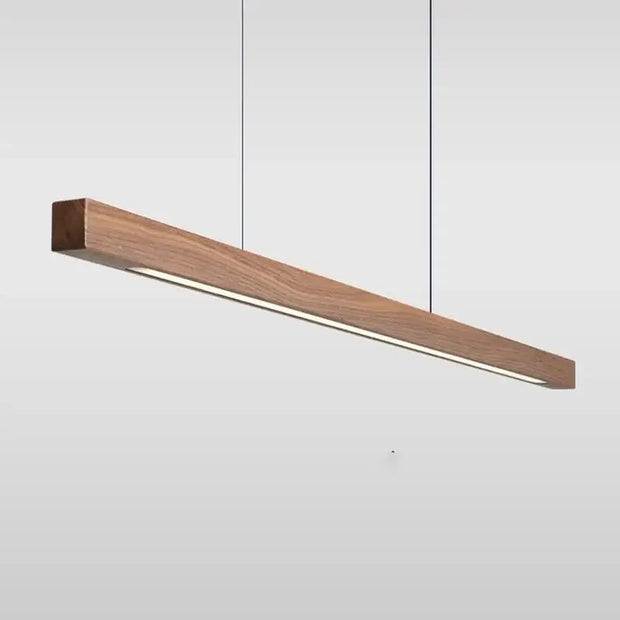 Oak Wood Ceiling Bar Wooden LED Pendant Light-MinimalisticDecor.com