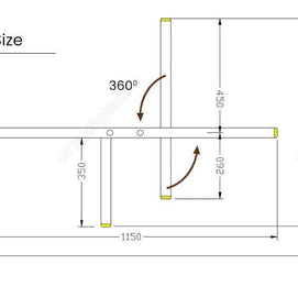 Oak Wood Kitchen Island LED Light Bar-MinimalisticDecor.com