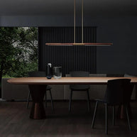 Oak Wood Kitchen Island LED Light Bar-MinimalisticDecor.com