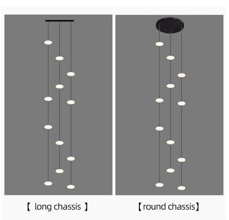 Oval Pendant Chandelier - Illuminate Your Space-MinimalisticDecor.com