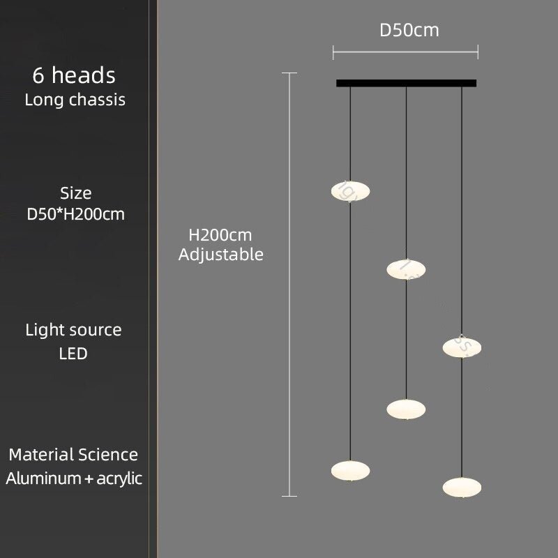 Oval Pendant Chandelier - Illuminate Your Space-MinimalisticDecor.com