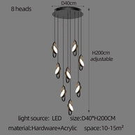 Oval Ring Pendant Chandelier - Exquisite Lighting Fixture-MinimalisticDecor.com