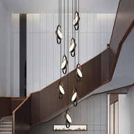 Oval Ring Pendant Chandelier - Exquisite Lighting Fixture-MinimalisticDecor.com