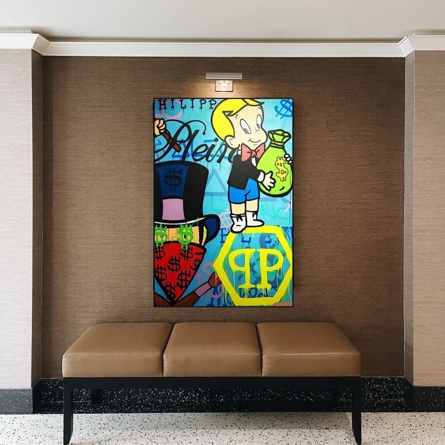 Patek Philippe Richie - Alec Monopoly Wall Art-MinimalisticDecor.com