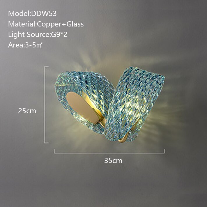 Peacock Blue Glass Chandelier: Stunning Lighting Fixtures-MinimalisticDecor.com