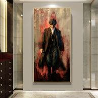 Peaky Blinders Drama Tommy Shelby Canvas Wall Art-MinimalisticDecor.com