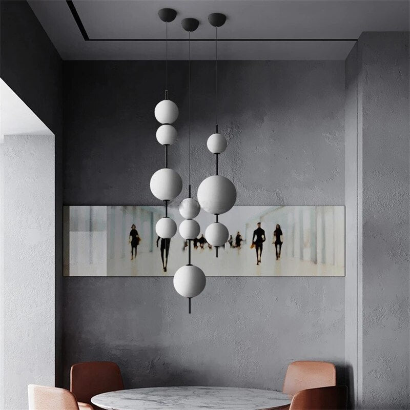 Pendant Lights Grape Lustre Glass Ball Hanging Lamp-MinimalisticDecor.com