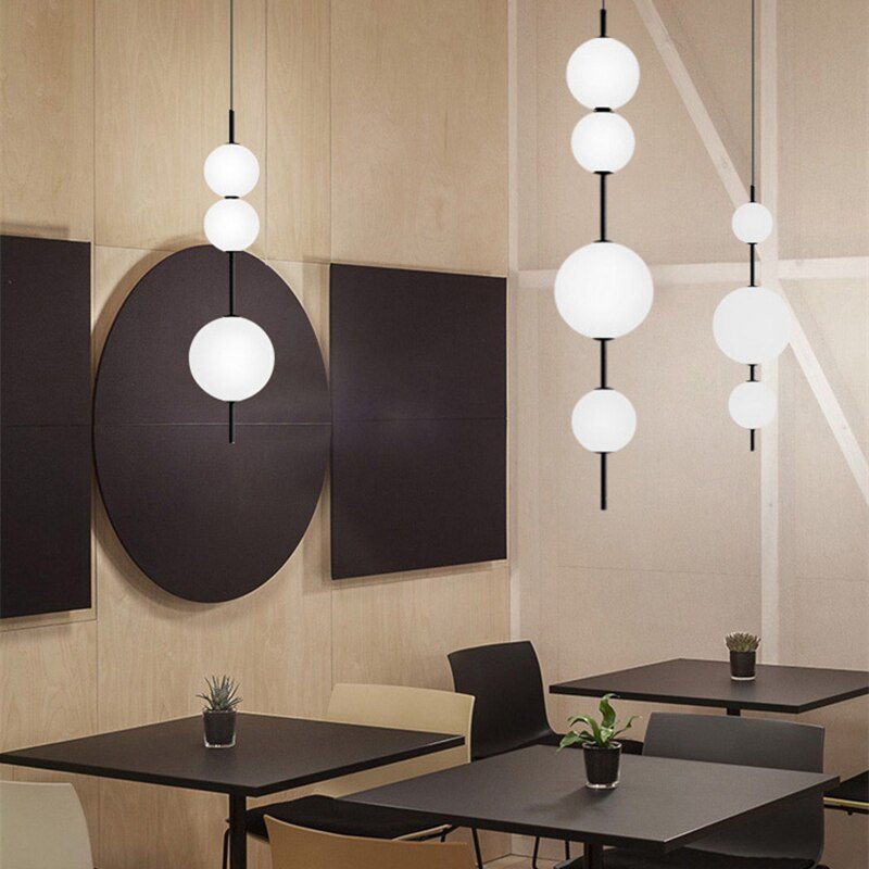 Pendant Lights Grape Lustre Glass Ball Hanging Lamp-MinimalisticDecor.com