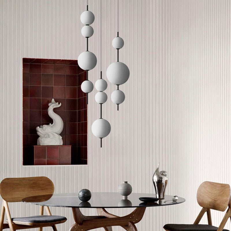 Pendant Lights Grape Lustre Glass Ball Hanging Lamp-MinimalisticDecor.com