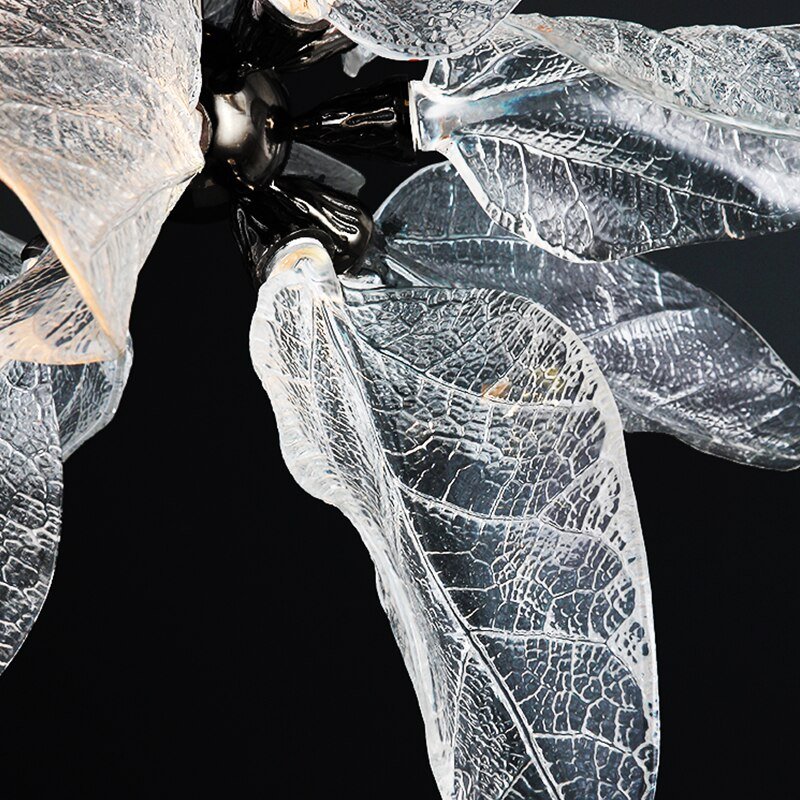Petals Nest Crystal Chandelier: Stunning Home Lighting-MinimalisticDecor.com