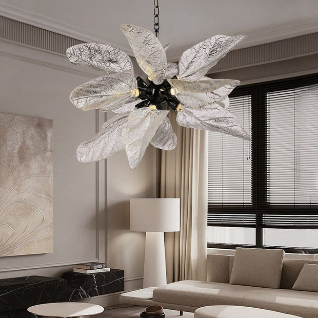 Petals Nest Crystal Chandelier: Stunning Home Lighting-MinimalisticDecor.com