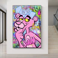 Pink Panther Poster - Modern and Fun-MinimalisticDecor.com