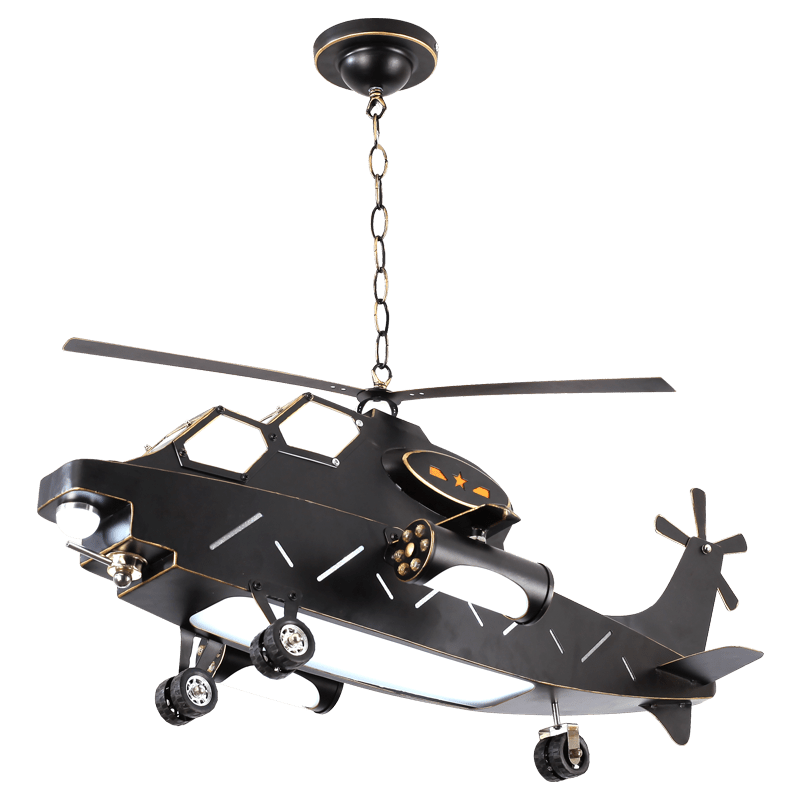 Plane Helicopter Pendant Light - Unique Aircraft Design-MinimalisticDecor.com