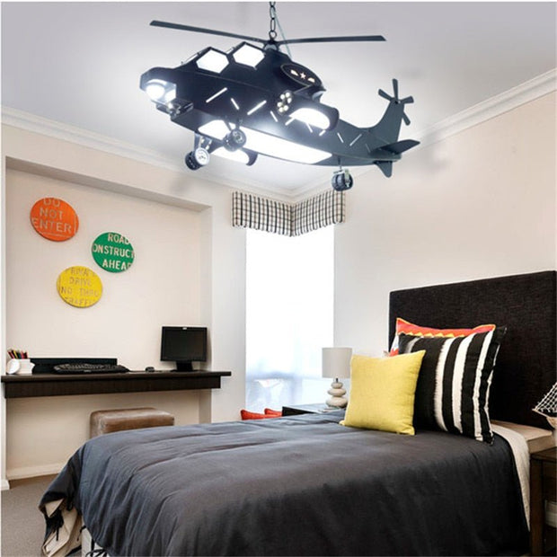 Plane Helicopter Pendant Light - Unique Aircraft Design-MinimalisticDecor.com