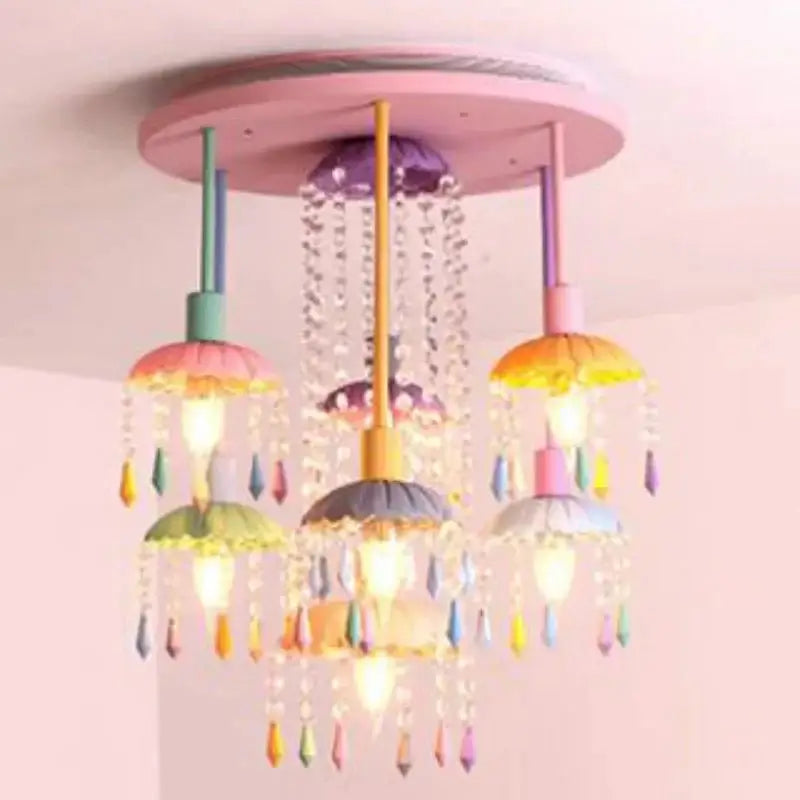 Pony Merry Go Round Pink Ceiling Light-MinimalisticDecor.com