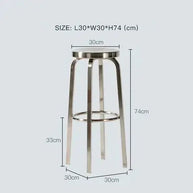 Premium Stainless Steel Bar Stool – Sleek & Durable-MinimalisticDecor.com