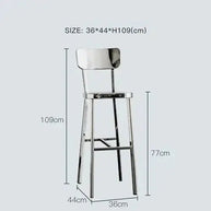 Premium Stainless Steel Bar Stool – Sleek & Durable-MinimalisticDecor.com